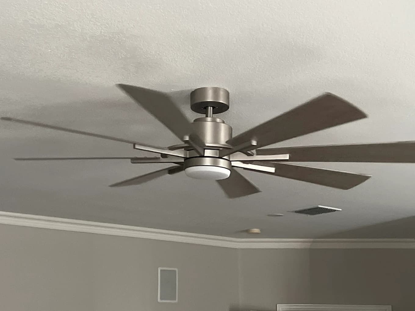 Ceiling fan installation in North Texas
