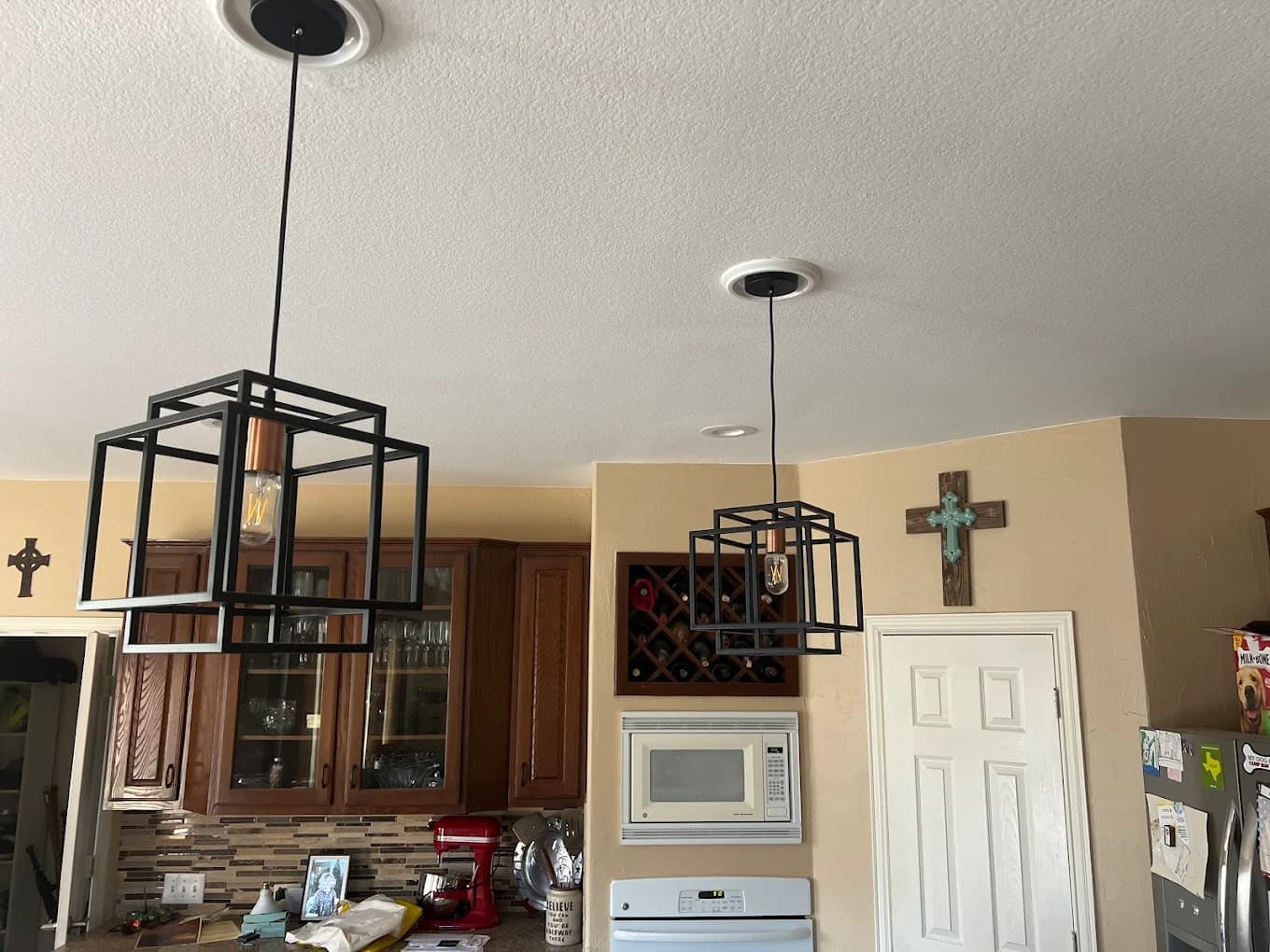 Kitchen island pendant lighting in North Texas
